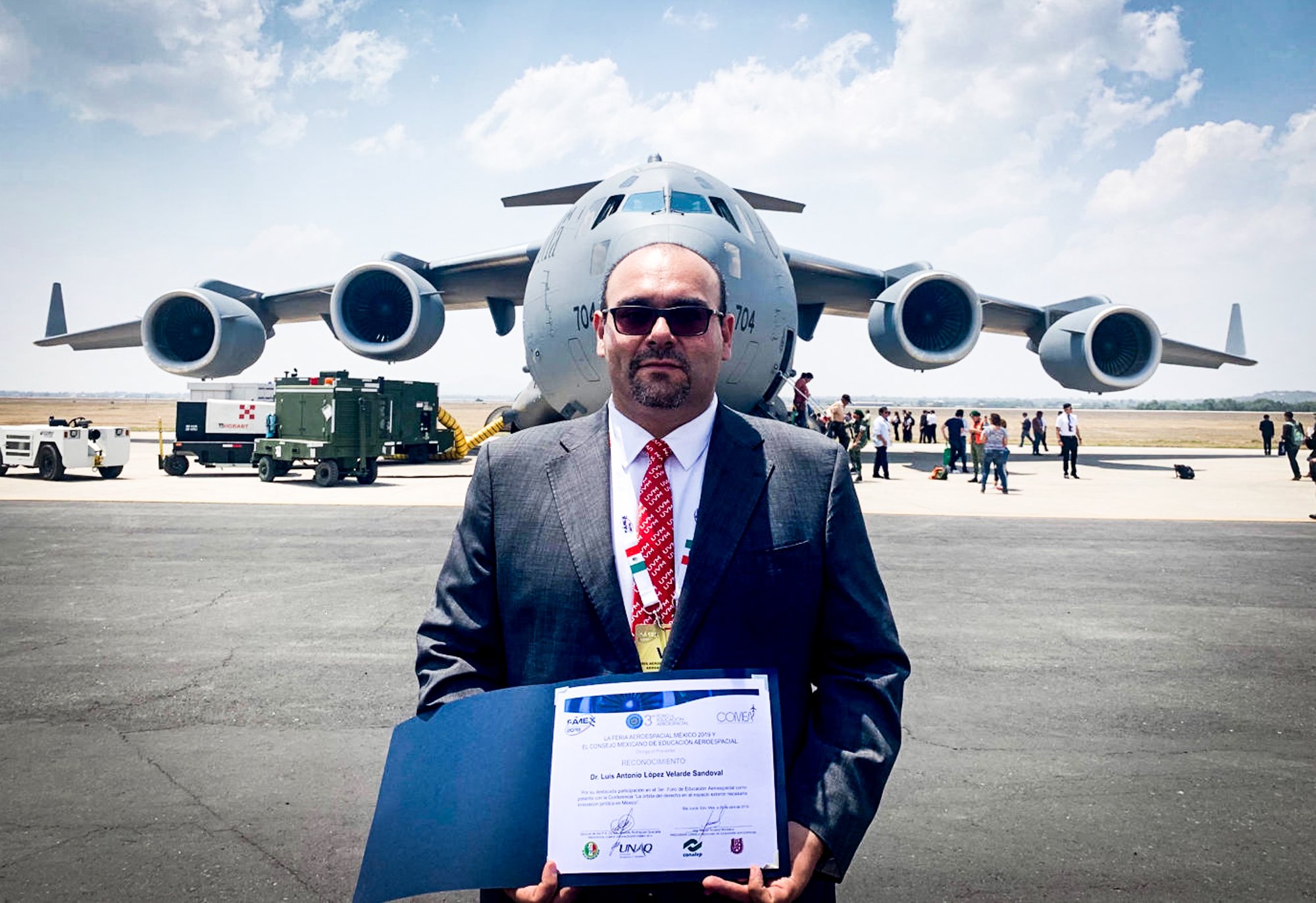 Luis Antonio López Velarde, el profesor de UVM que lleva al derecho fuera de este mundo